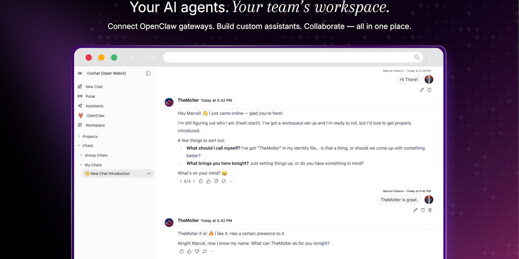 CoChat: Ekibiniz ve Yapay Zeka Ajanlarınız Kusursuzca Birleşsin!