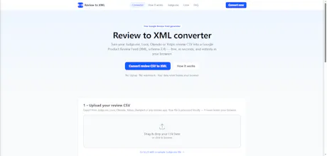 Review to XML gallery image