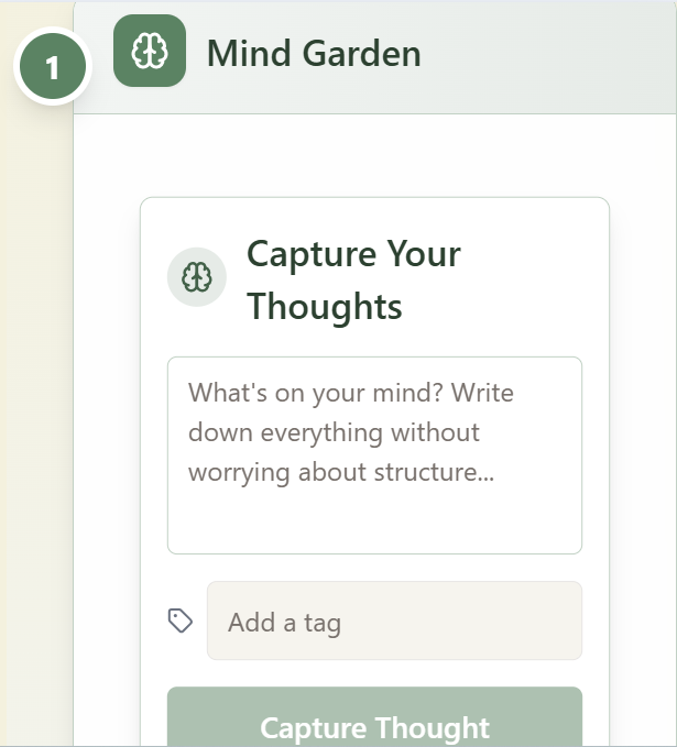 صفاء الذهن(Mind Clarity) Brain Dump Tool media 1
