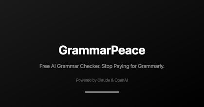 GrammarPeace - The $0 Grammarly Killer gallery image