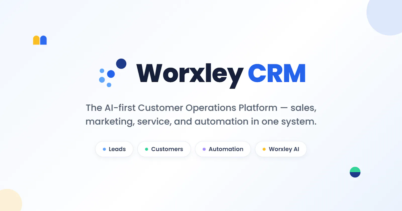 Worxley CRM screenshot 1