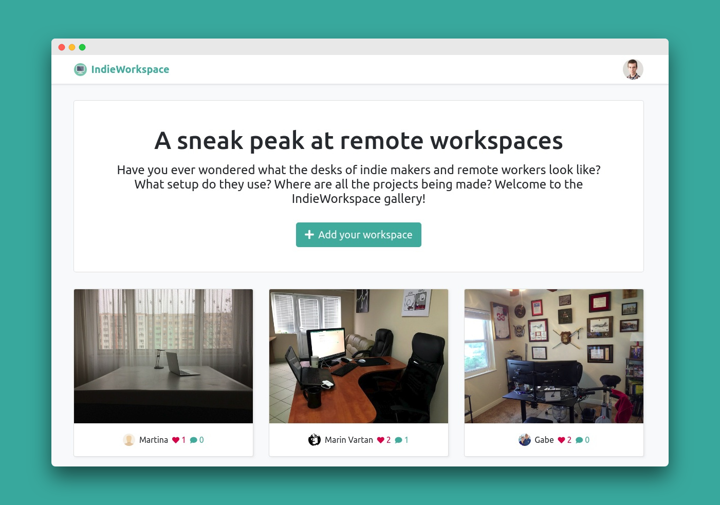 IndieWorkspace gallery image