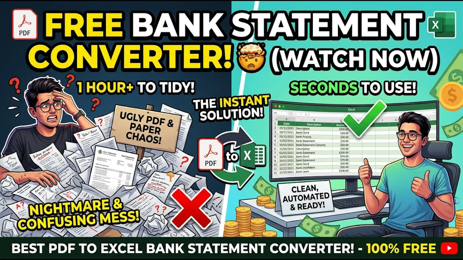 Bank Statement Magic screenshot 1 (video preview)