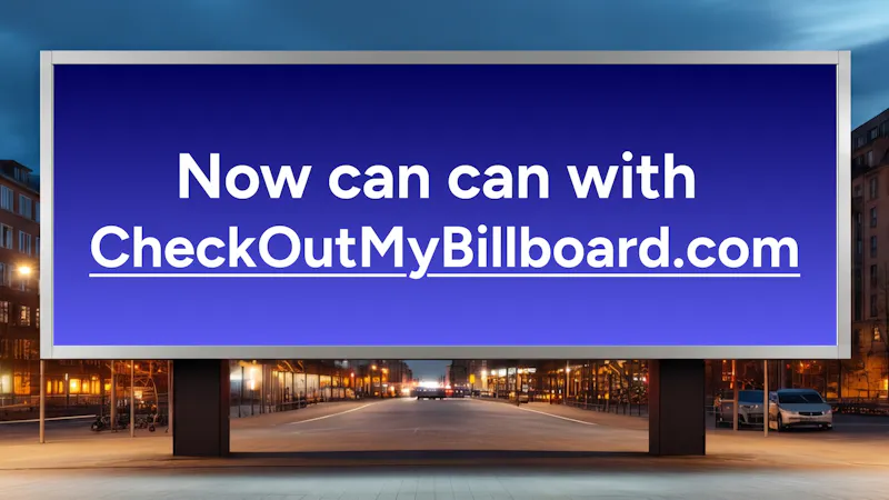 CheckOutMyBillboard.com screenshot 2
