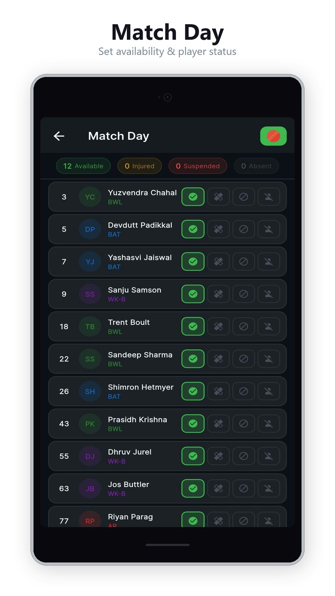 The Coach - Cricket Lineup gallery image
