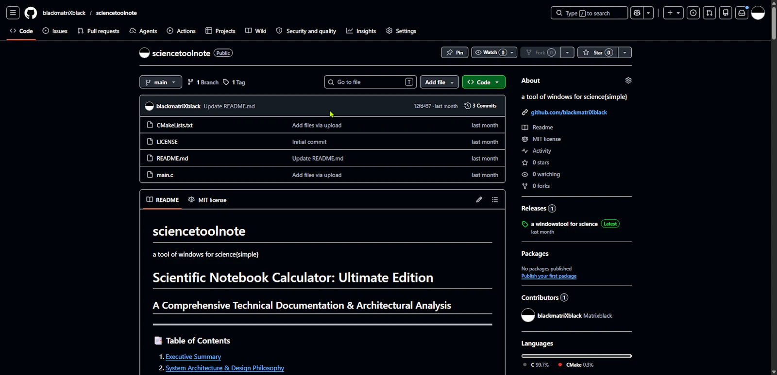 sciencetoolnote screenshot 2