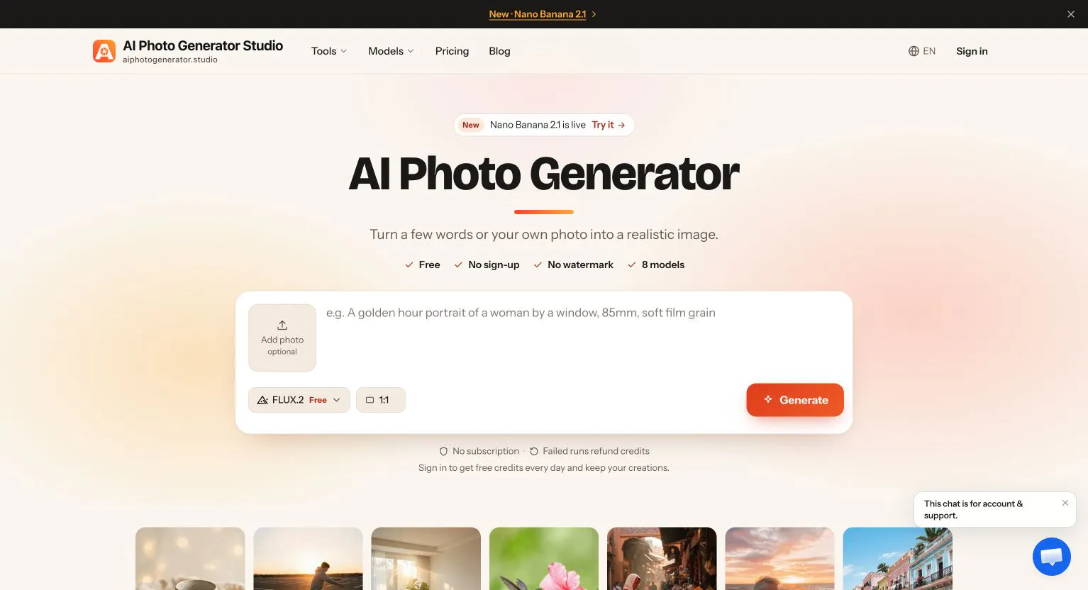 AI Photo Generator Studio gallery image