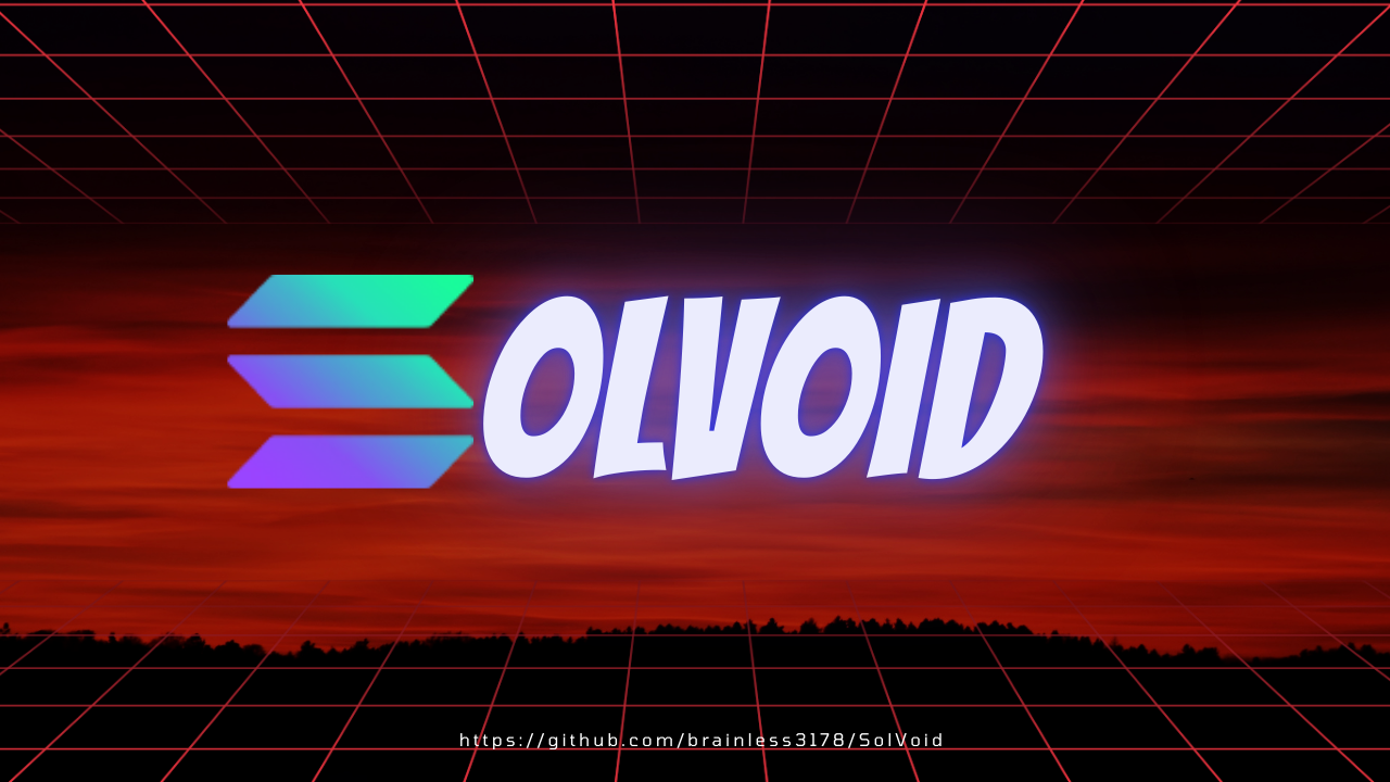 Solvoid - Product Hunt launch logo and brand identity