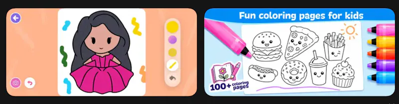 Kids Colouring & Drawing Games screenshot 2