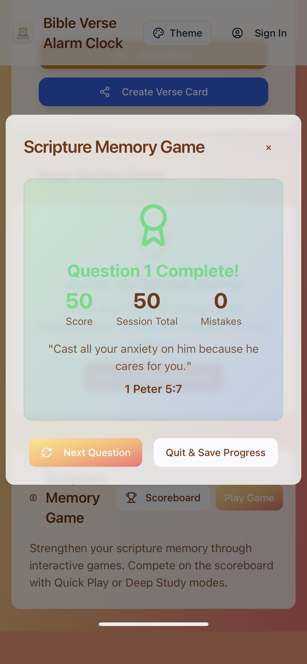 Bible Verse Alarm Clock gallery image