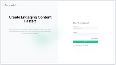 Garson.io! gallery image