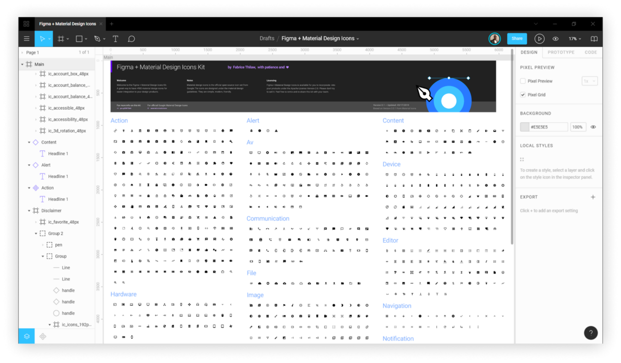 Figma+Material Design Icons Kit gallery image