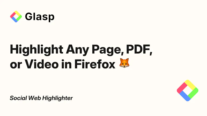 Glasp for Firefox screenshot 2