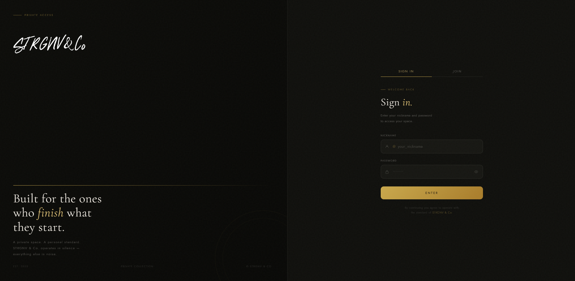 STRGNV & Co. — The Standard gallery image
