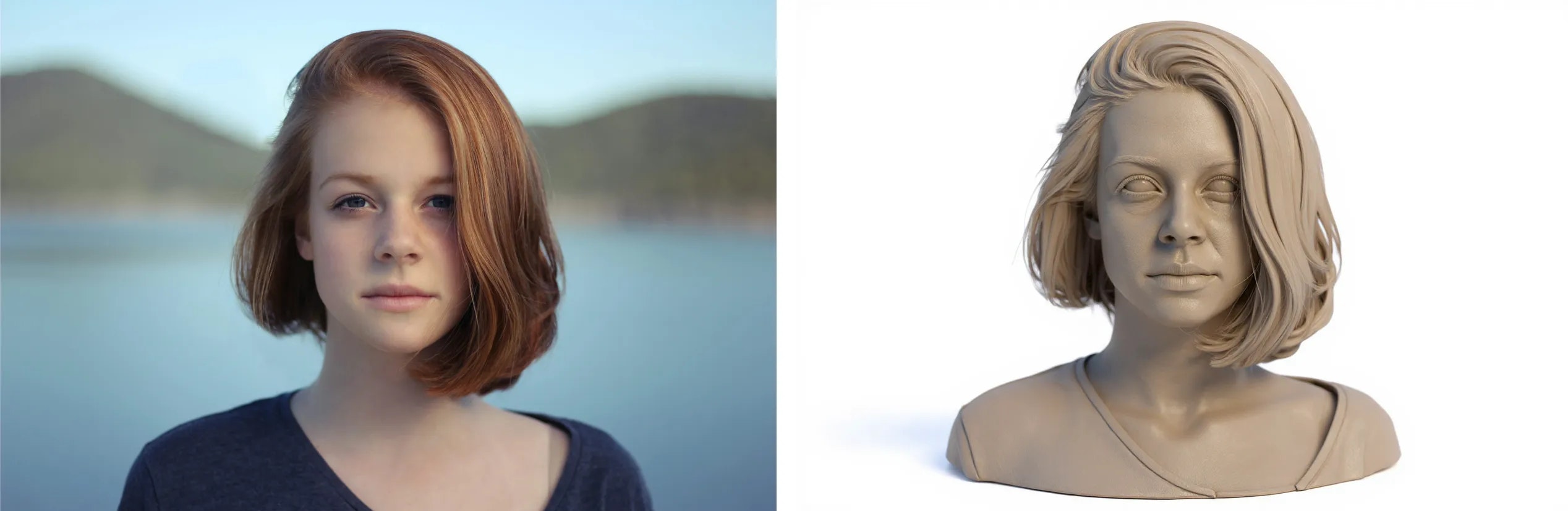 3D -Büstenhersteller - Machen Sie eine 3D -Büste aus einem einzigen Foto, bereit für den 3D -Druck Medien 4