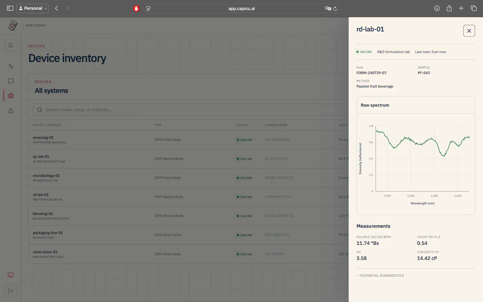 Capicú Edge ML Inference screenshot 4