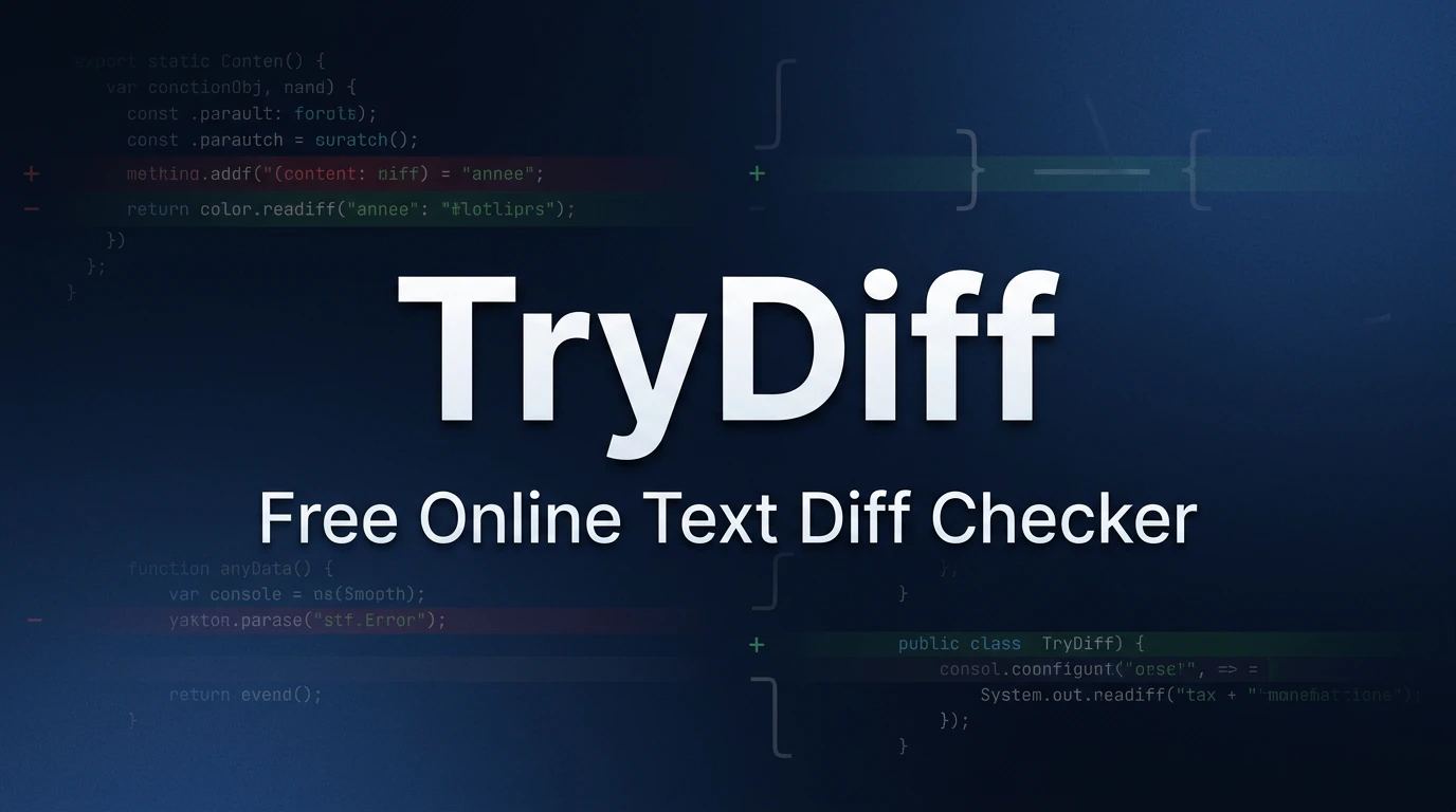 TryDiff 대표 미리보기