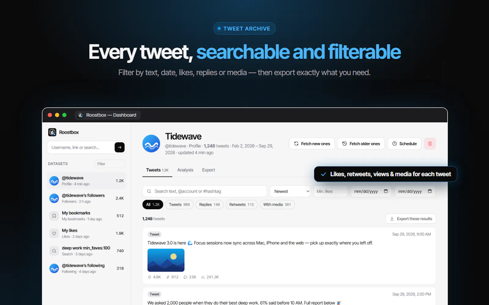 Roostbox screenshot 2