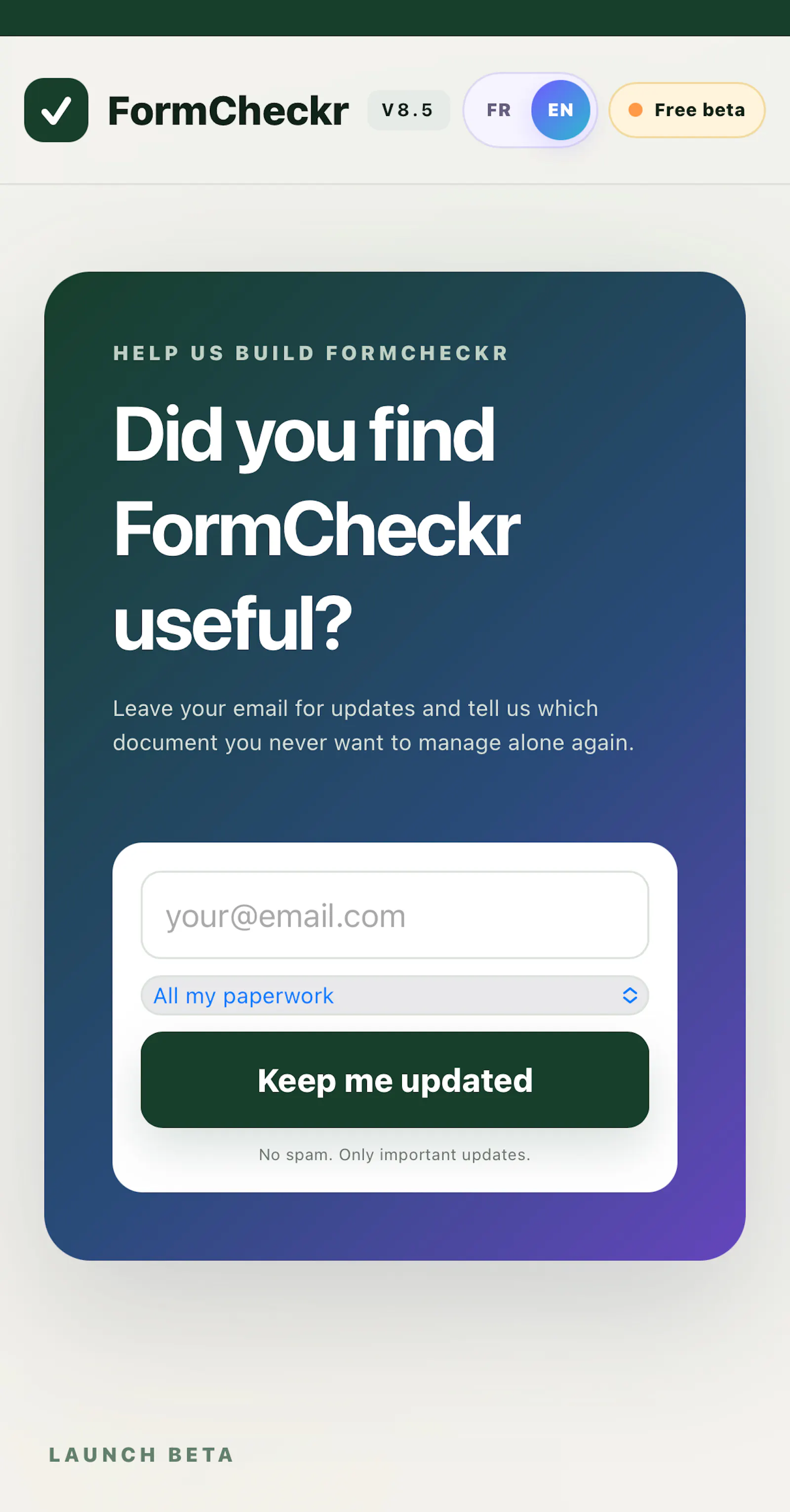 FormCheckr screenshot 4