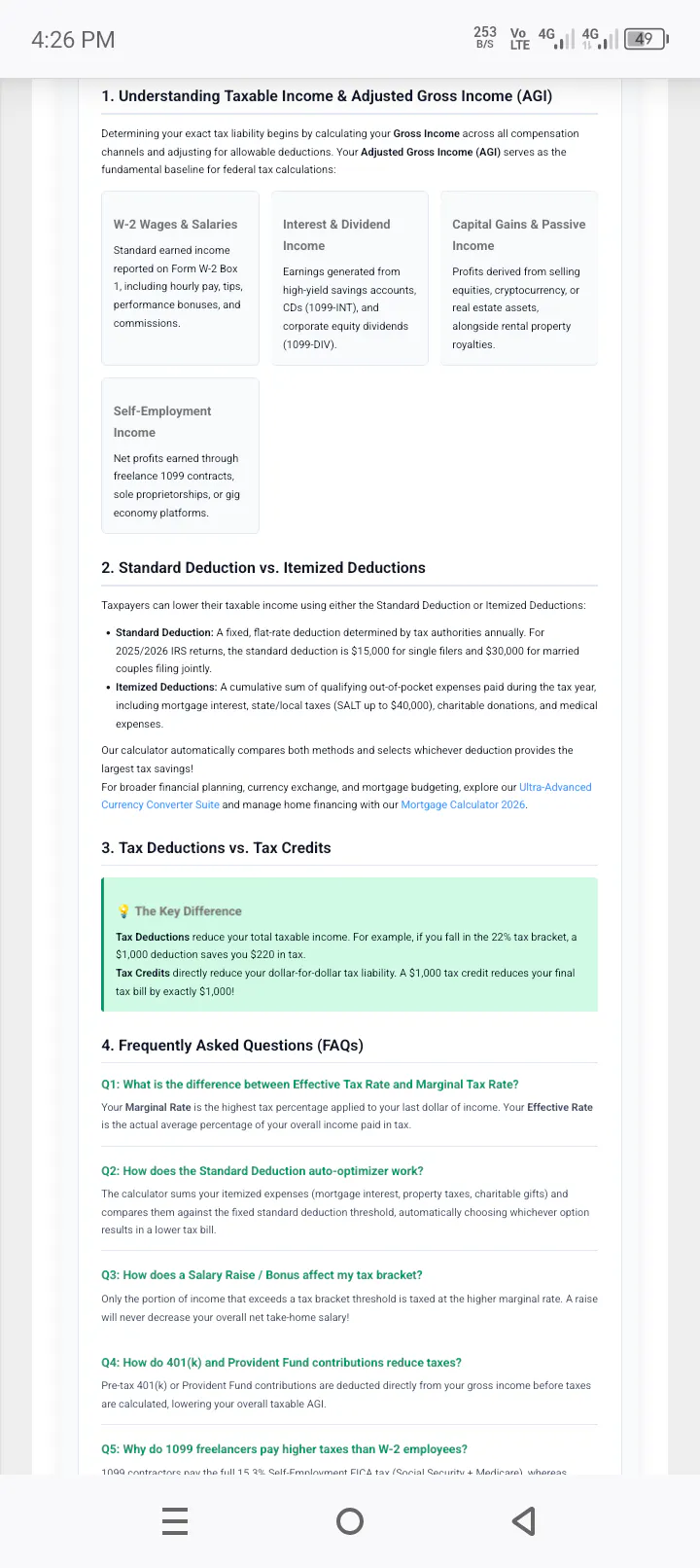 Income Tax & Salary Calculator 2026 gallery image