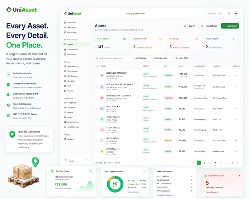 UniAsset screenshot 2