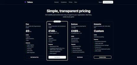 Tethora - AI agent governance gallery image