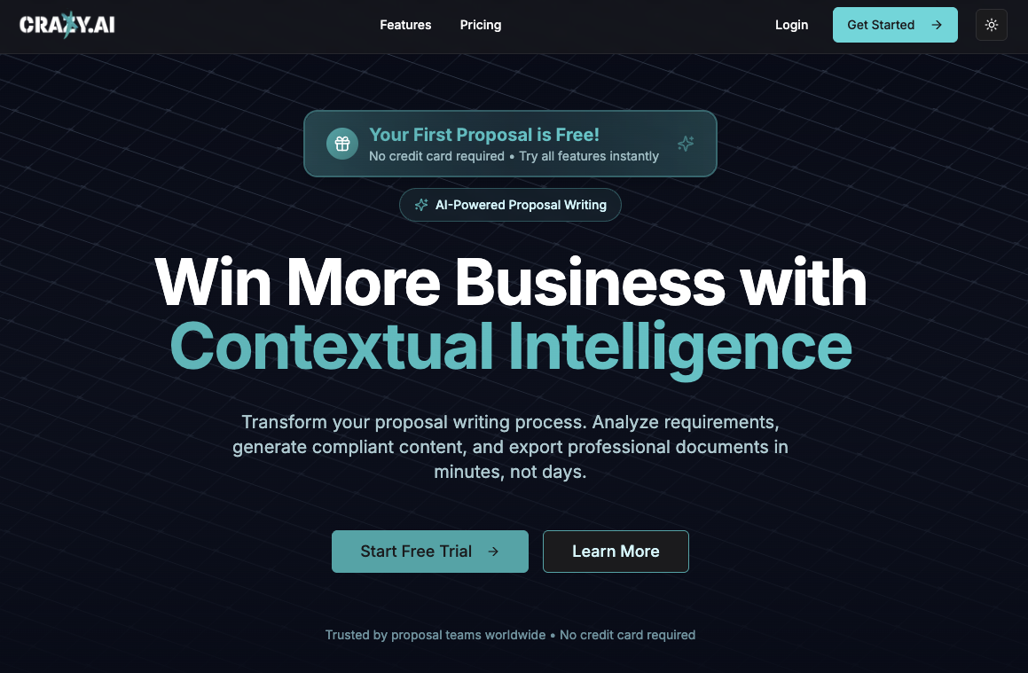Craxy AI - Main screenshot showing features and interface