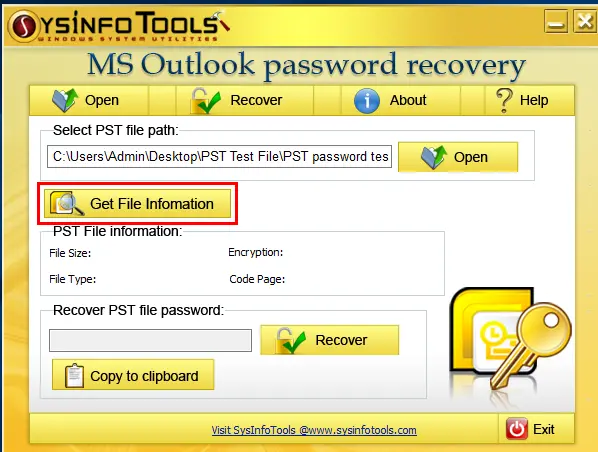 Outlook PST Password Remover - Remove Password from the Encrypted PST files. media 4