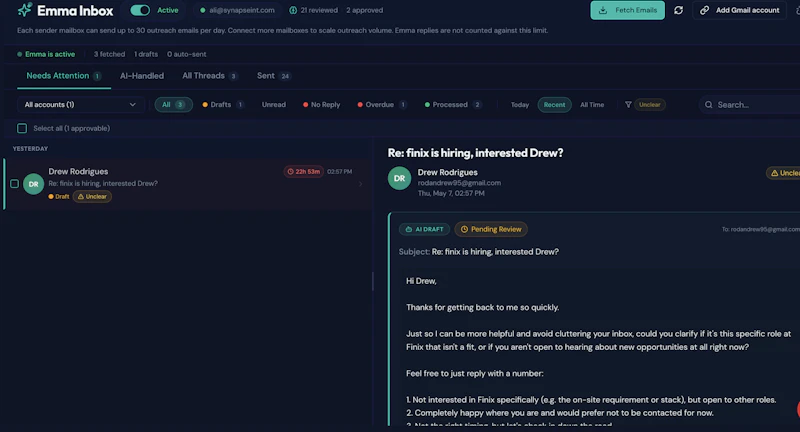 Synapse Hire screenshot 5