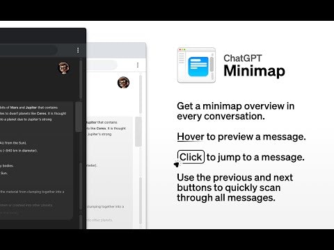 startuptile ChatGPT Minimap-Get a minimap overview in every ChatGPT conversation