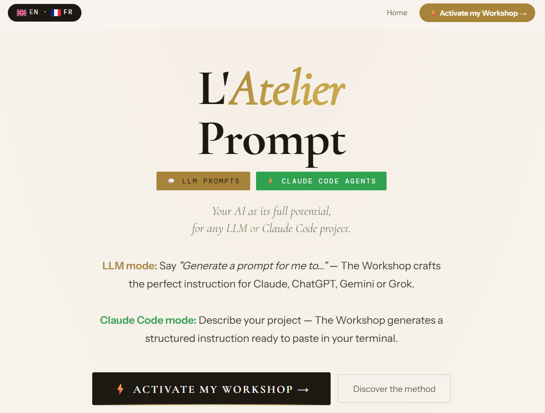 L'Atelier Prompt gallery image