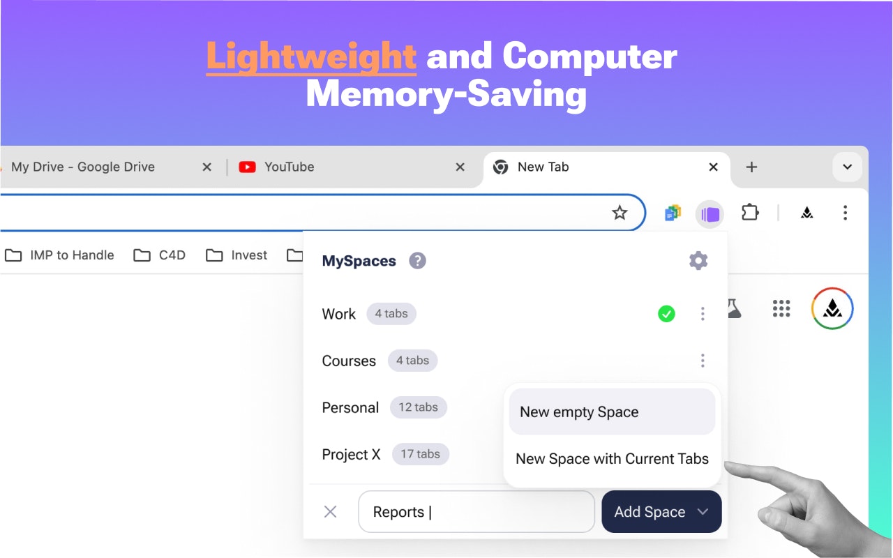 MySpaces, V2 - Screenshot 5 showing product features and functionality