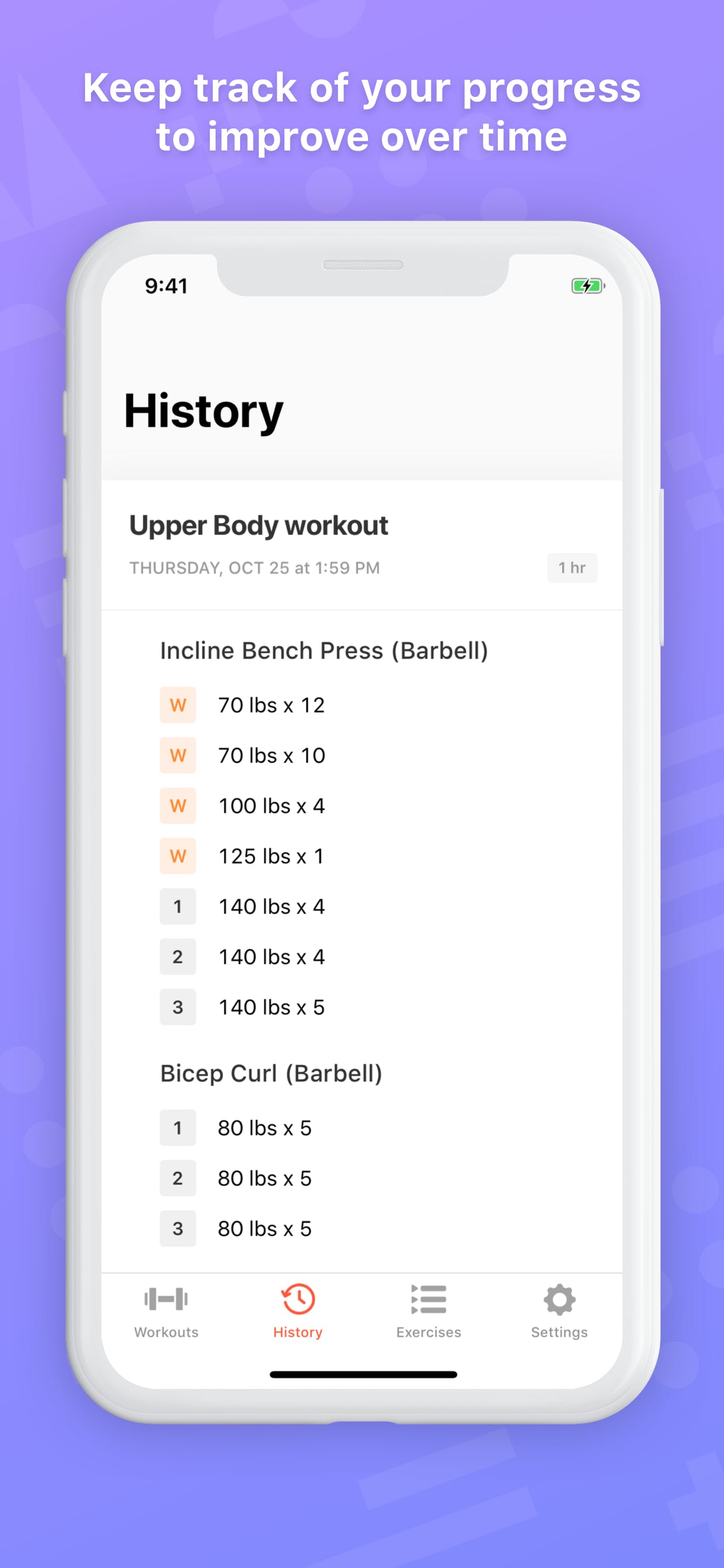 Bolt - workout tracker for iPhone media 2