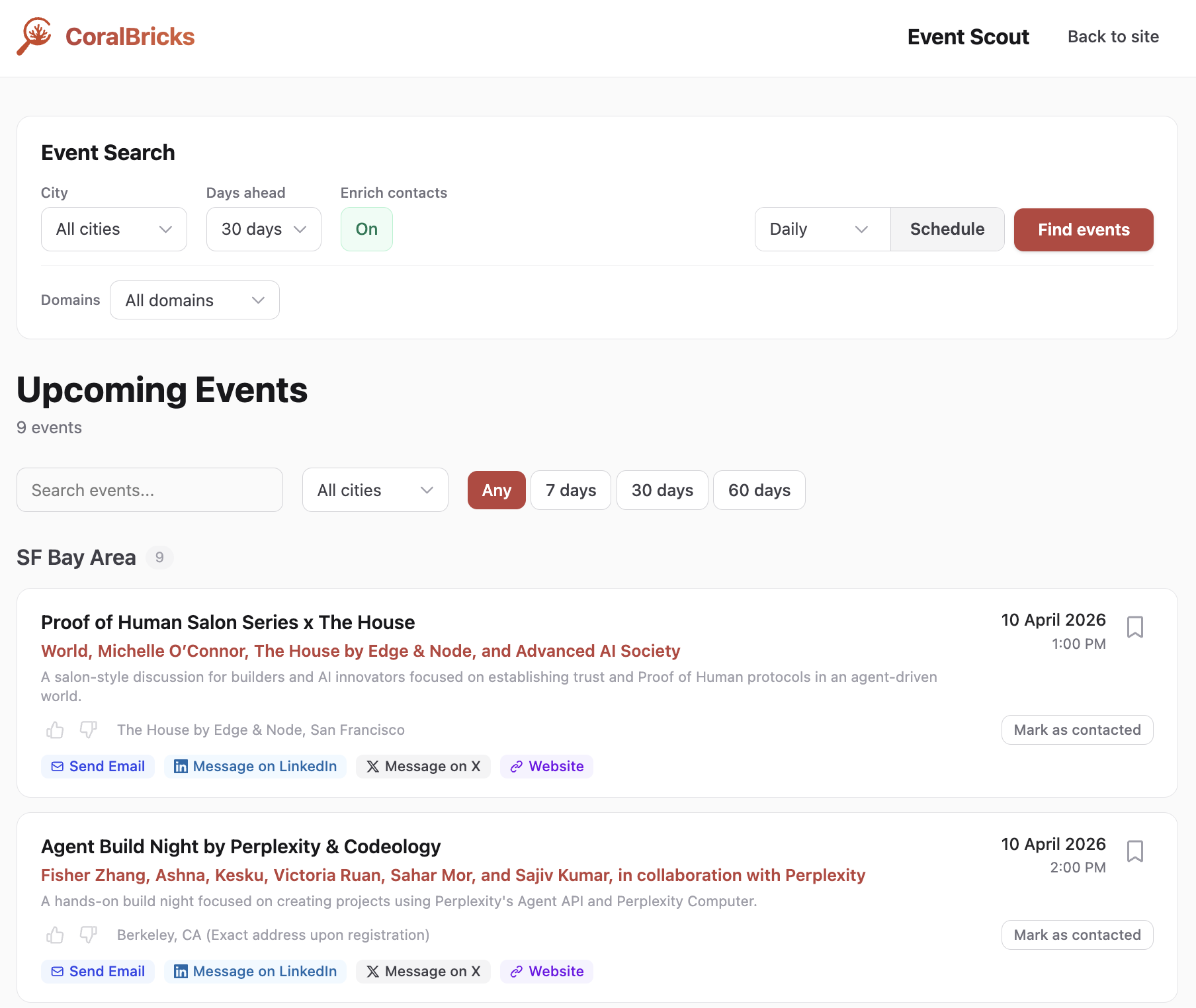 Events Scout gallery image