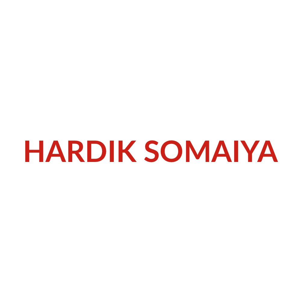 Hardik Somaiya's Blog