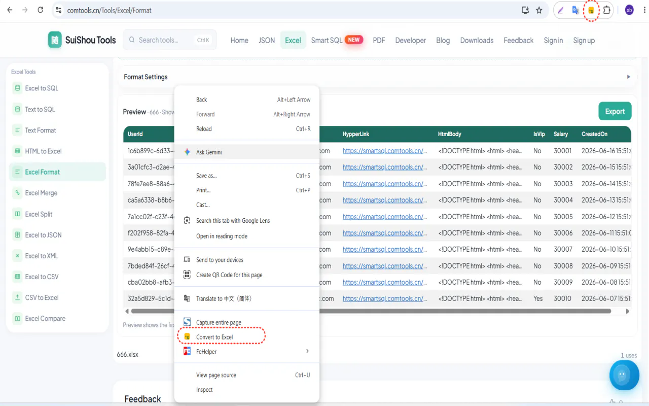 Table to SQL Generator gallery image