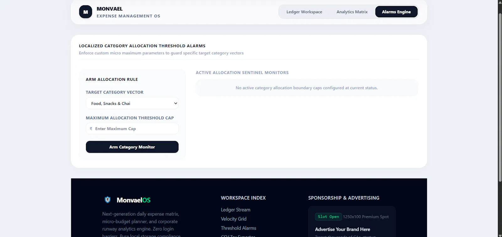Monvael : Expense Burn Rate Calulator screenshot 4