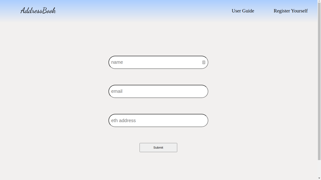 addressbookdapp gallery image