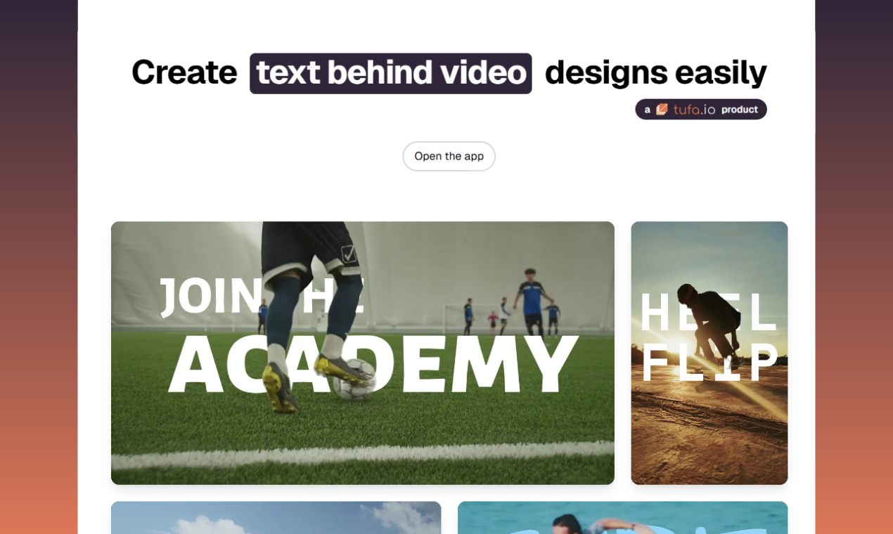 textbehindvideo.io gallery image