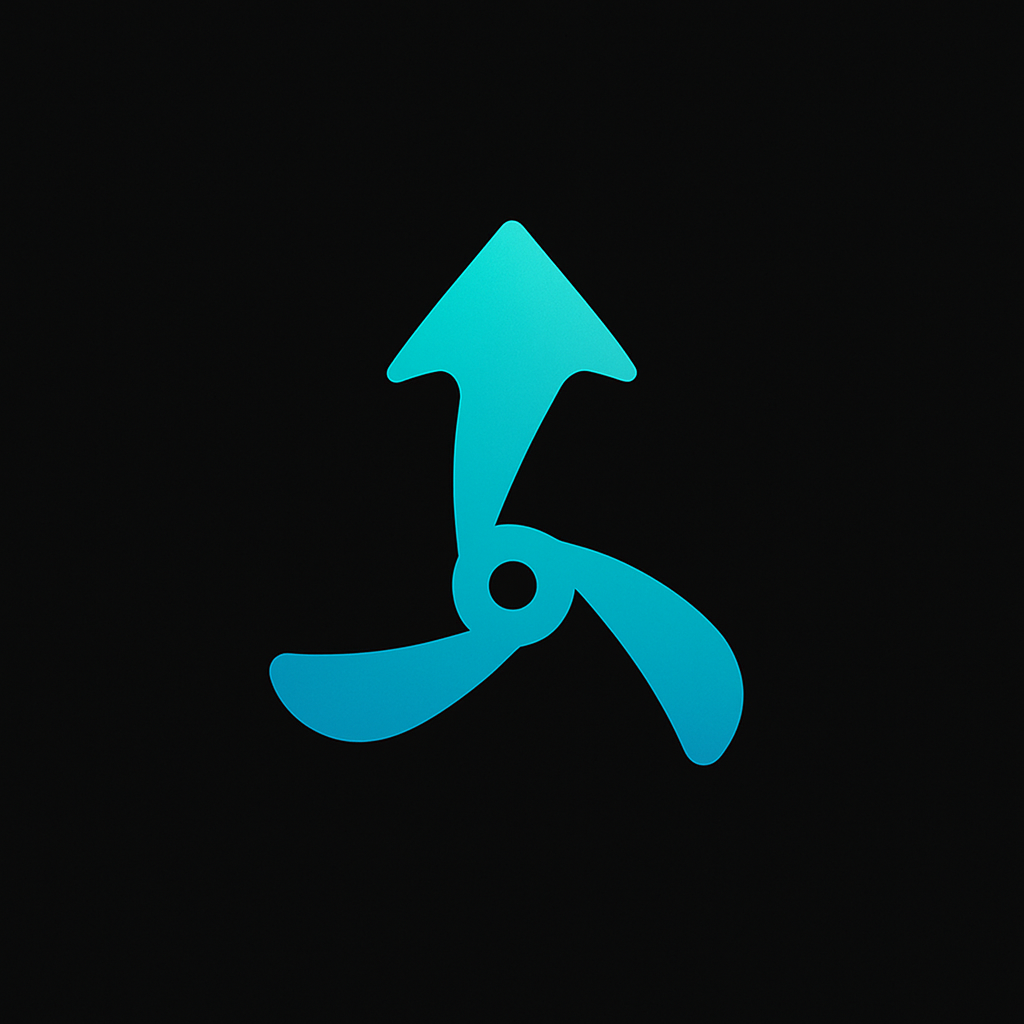 LeadLift - Product Hunt launch logo and brand identity