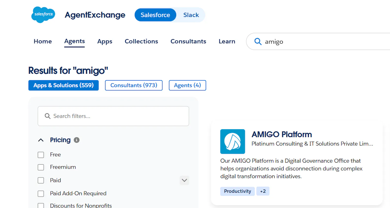 Salesforce AppExchange screenshot 2
