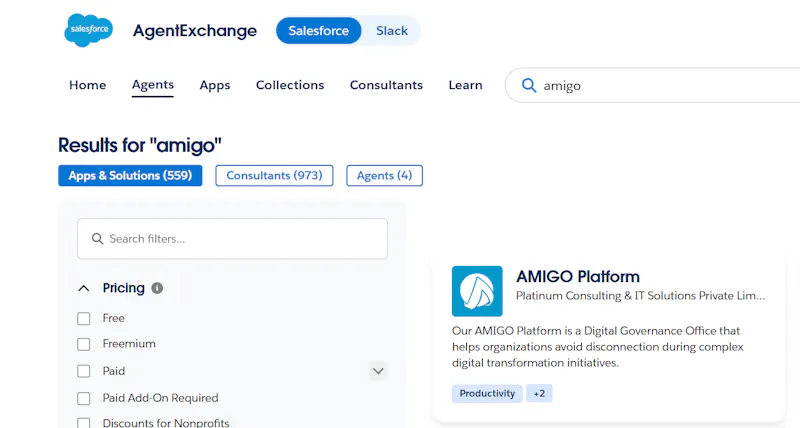 Salesforce AppExchange screenshot 2