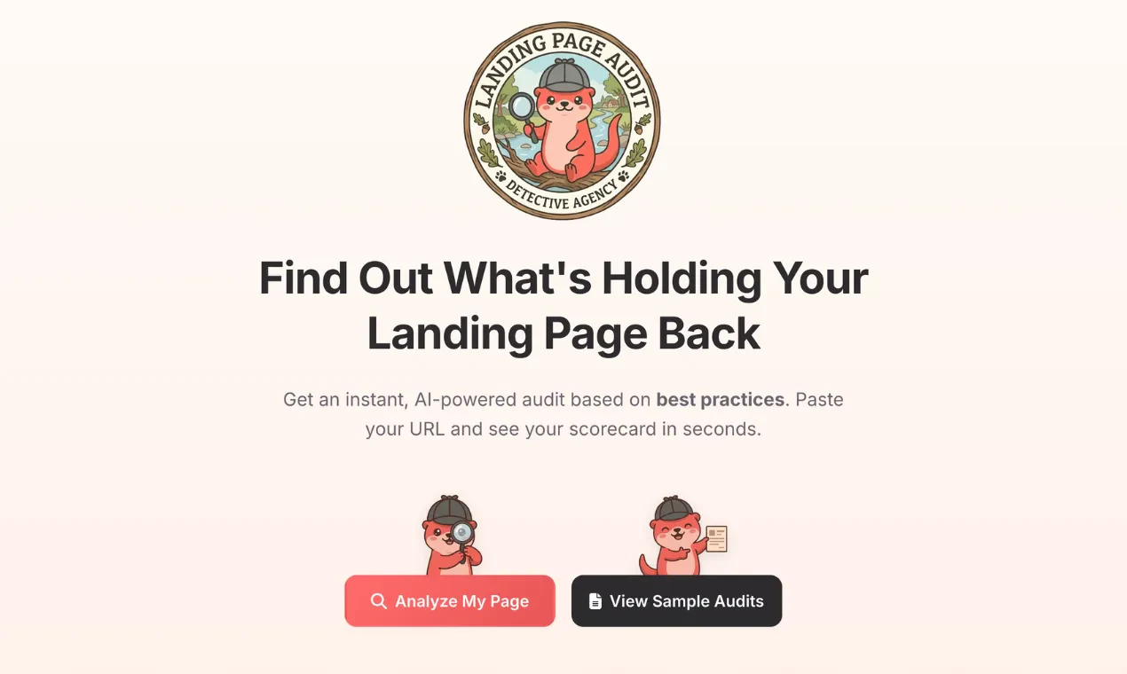 Autter - Landing Page Auditor screenshot 1