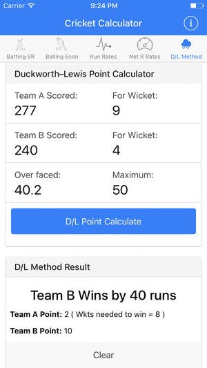 Cricket Calculator media 1