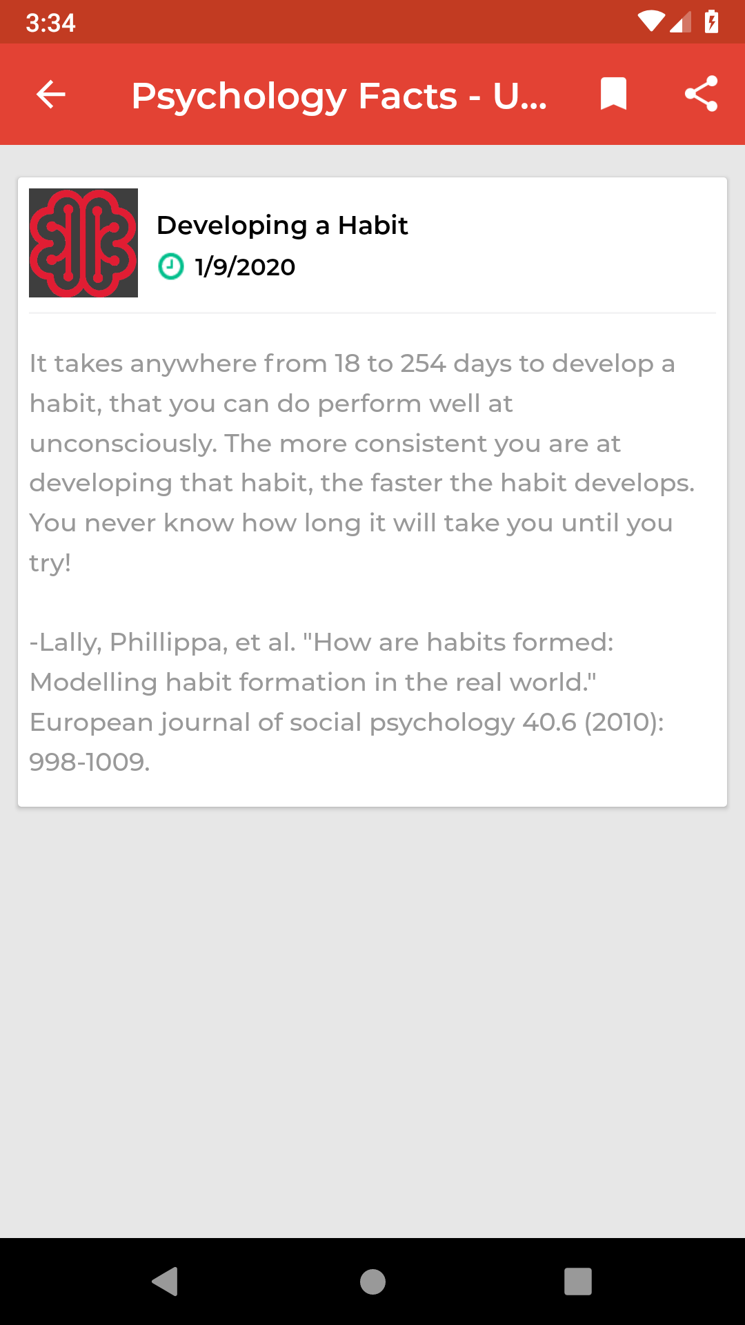 Psychology Facts - Unplugged gallery image
