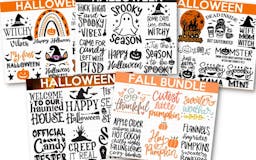 Ultimate Halloween Bundle - 250+ Designs media 2