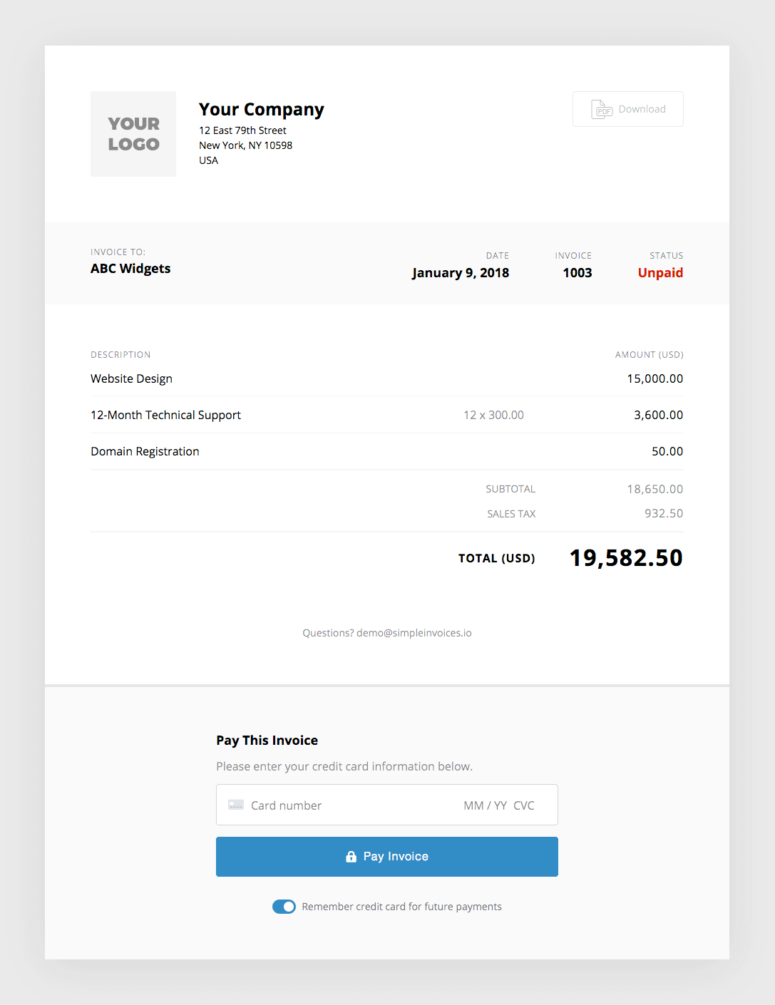 Simple Invoices gallery image