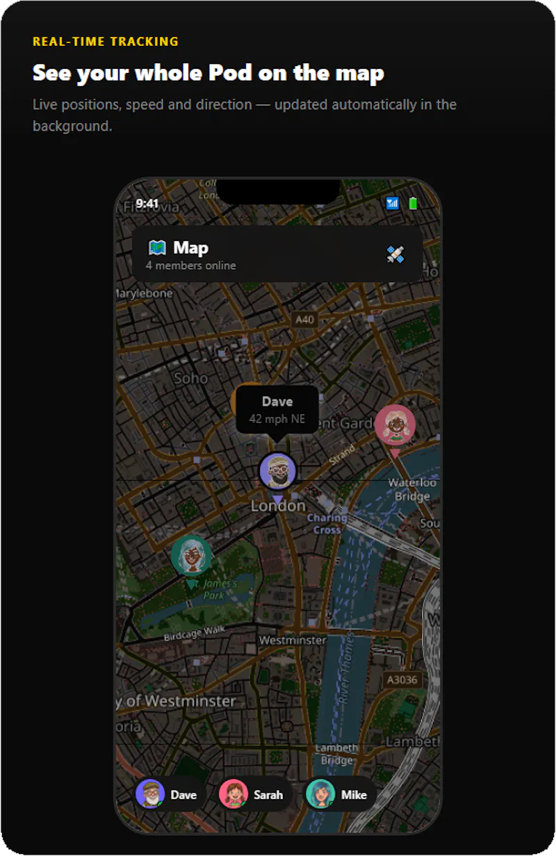 PODS Buddy Tracker  screenshot 5