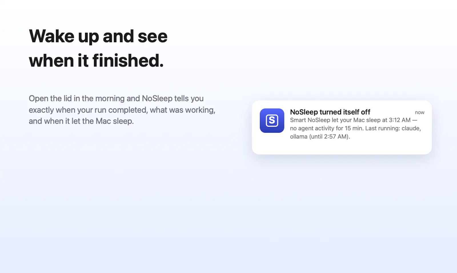 NoSleep screenshot 3