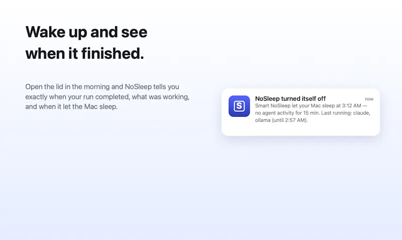 NoSleep screenshot 3